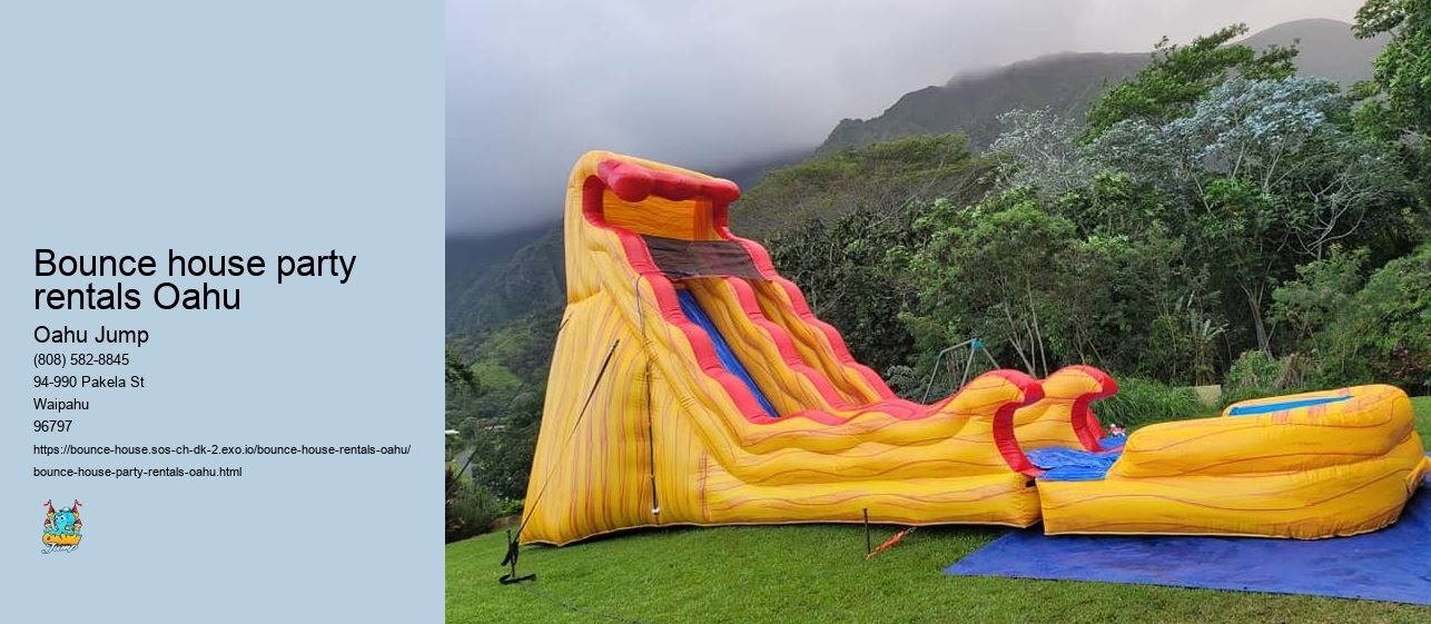 Children's party equipment rental
