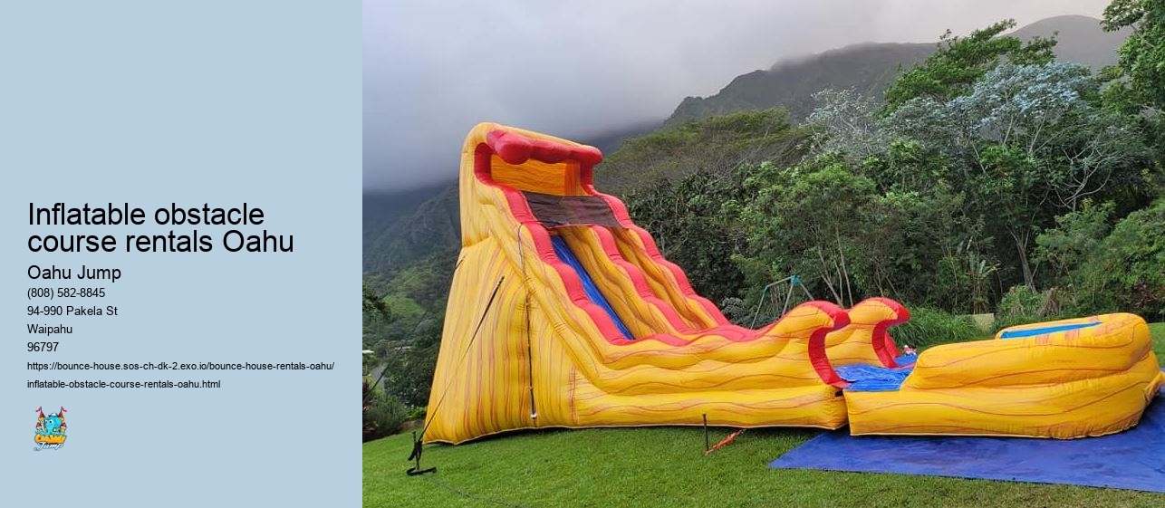 Oahu Jump: Your Destination for Safe and Thrilling Inflatable Rentals!